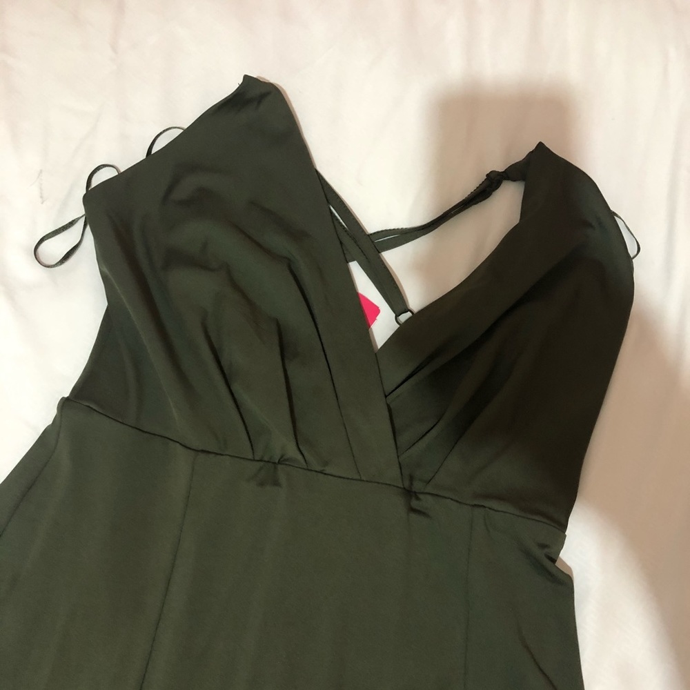 Love Culture Green Sleeveless Maxi Dress